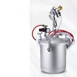 에어리스도장기 공압 에어 스프레이건 뿜칠 분사기 도장기(10L/상부배출/2.0구경)+5m파이프