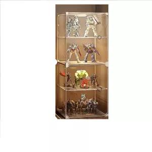 레고 보관함 프라모델 건담 박스 인형 피규어 진열장 진열장- 4단 +리모컨조명