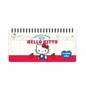헬로키티 만년 주간플래너 662595다이어리 스케줄러 가계장부 생활비노트 금전출납부 위클리