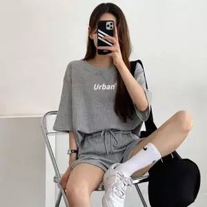 [콩심팥심]여성 여름 홈웨어 트레이닝 반팔 상하의 츄리닝 세트