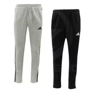 아디다스 빅사이즈 삼선 플리스 기모 팬츠 카고 조거