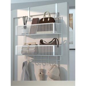 문뒤 문걸이 선반 설치 문걸이행거 행거 욕실용 뒤걸이용 옷키 펀칭 3단 5cm 문 기본발송