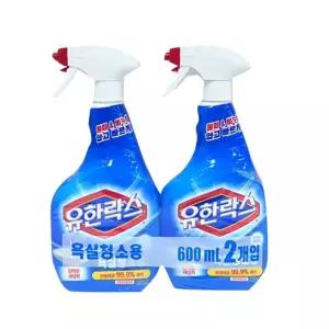 유한락스 600ml_2입 욕실청소용