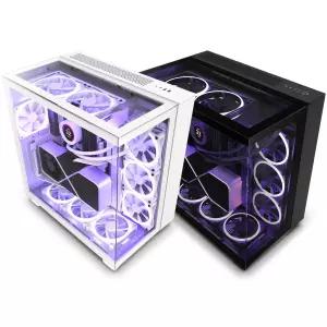 NZXT H9 Elite 프리미엄 듀얼 챔버 미드 타워 에어플로우 PC 케이스