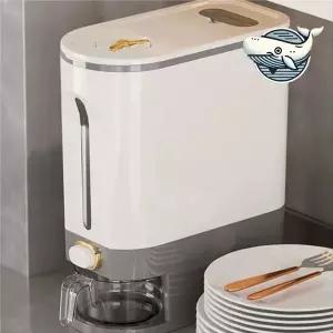 편리한 계량형 곡물 보관함 5kg 10kg 잡곡보관 잡곡보관통 잡곡통