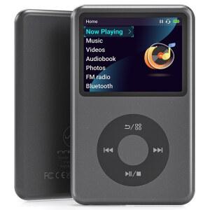 128GB 아이팟 클래식 재생기 mp3 플레이어 블루투스 스피커, fm 라디오, 비디오, hifi 터치 워크맨 지원