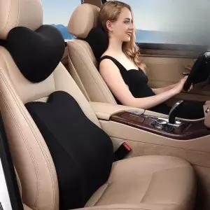 TESBEAUTY 테슬라 모델Y 주니퍼 X 모델3 아마존 목베개 나파가죽 쿠션 2개세트