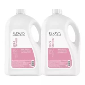 케라시스 샤이닝 데미지 케어 린스 4L X 2개 대용량 부드러운 윤기있는 머릿결 헤어케