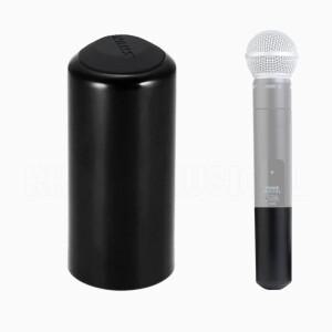 소프트폼 마이크 커버Shure BETA58 SM58 보컬 유선용 배터리 캡 커버 교체 밝은 검정색