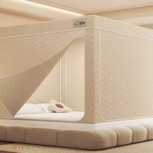 사각 수면텐트 수면돔 난방텐트 보온 실내 난방 방풍 누빔 우풍 우풍차단