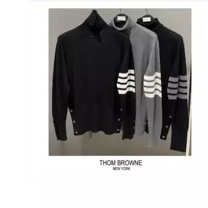 톰브라운 일본매장판  팔뚝4선 클래식 니트 터틀넥 목티 3종택1 사이즈 (1)95 (2)100 (3)105 (4)110