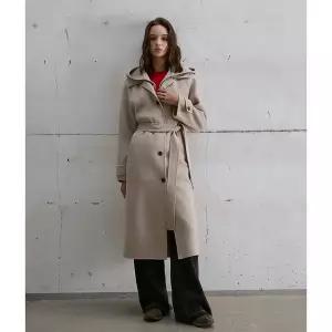 [에고이스트](광주신세계)[전략]후드 탈부착 핸드메이드 롱 코트(ER4TC002)