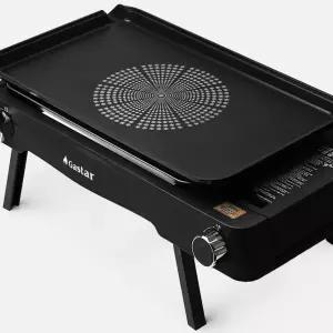 가스타 멀티 와이드 휴대용 캠핑 가스버너 그릴 가스레인지 높낮이 조절 접이식다리 포함