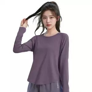 에이프릴랩스 여성 요가 트레이닝복 운동복 상의 긴팔 티셔츠