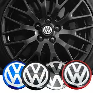 자동차휠캡 56-120mm 자동차 휠 센터 허브 캡 스티커 액세서리 폭스바겐 VW GTI R라인 R 폴로 골프 MK8 투