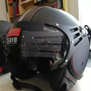 가벼운 오토바이 헬멧 레트로 스타일 반모 헬멧 귀 보호대 탈부착 가능 여름용 바이크 헬멧 경량 소두핏 착용감 좋은 빅사이즈 가능