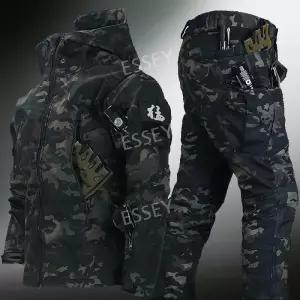 겨울 작업복 밀리터리 미군 야외 에스 세트 블랙 전술복 군용 슈트 기모 특전사