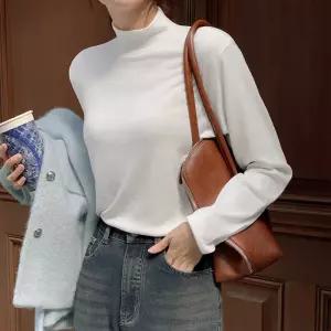 [제작] [반팔,긴팔] 완벽여신핏 반폴라 티셔츠 84755 빅사이즈 여성의류