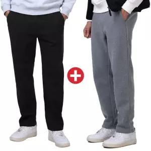 1+1 이지바이 라이트히트 남성 기모 트레이닝 일자핏 밴딩 팬츠(M6OPWP06)