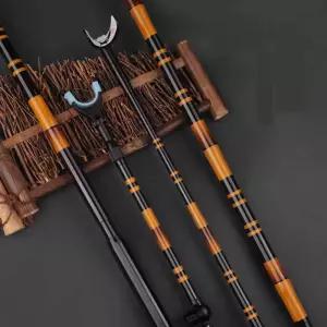 사자후 중층 받침대 꼽기식 초경질 올림 낚싯대 낚시대