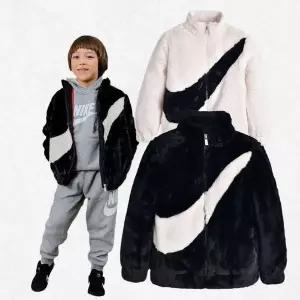 [나이키] 키즈 빅스우시 페이크퍼 자켓 A234JK128P 2531147