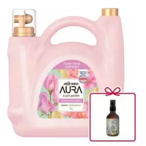 아우라 윌유메리미 대용량 섬유유연제 5.5L+아우라 알콜리크 멀티퍼퓸 150ml 포레스트향 엘지생활건강 실내