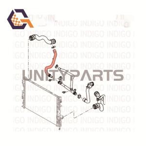 호스 클램프랜드 로버 LR2/Freelander 2 3.2L 2006-2014 LR 용 1 개 엔진 냉각수 라디에이터 호스 005566 0