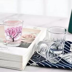 잔솔 FC14UZ79 술잔 소주잔 벚꽃 소주컵 예쁜 특이한 꽃피는