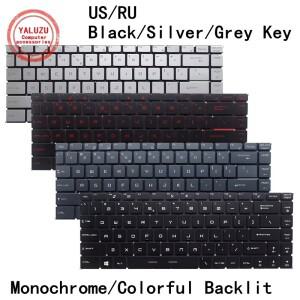 US/RU MSI GF63/8RD/8RC GS65/8RE/8RF/VR GF63 P65 PS63 PS42 MS-26R1 16Q1 용 새 노트북 키보드