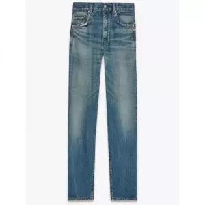 [생로랑]빈티지 블루 데님 스트레이트 진 75859097