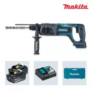 마끼다 DHR241RFE 18V 3.0Ah 2팩 충전 로터리 해머 함마 드릴 앙카 SDS