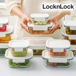 락앤락 오븐글라스 더클리어 내열유리 밀폐용기 반찬통 전자레인지 냉동밥보관용기