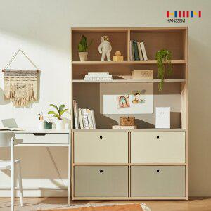 [한샘] 3P 샘 폴리 수납바스켓 (와이드) 정리 수납함