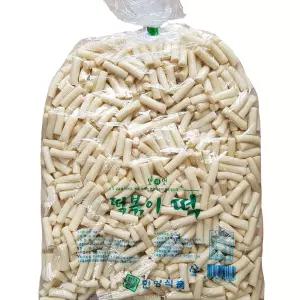 밀꼬치 떡볶이 4cm3.75kg 떡볶이떡 약18인분 꼬치용떡