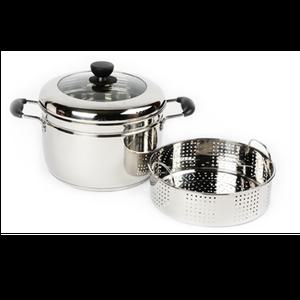 홈파워  IH 스팀쿠커 28cm 찜솥 냄비 인덕션 쿠커 스텐