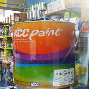 KCC 페인트 우레탄 바니쉬 4L 니스 투명 유광 목재용 UV425-9000