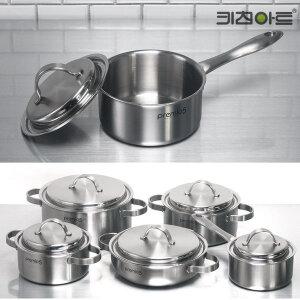 프리미오 스텐304 통5중 냄비세트 (5종) 인덕션용 냄비