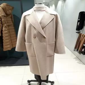 [쉬즈미스] 캐시미어 블랜드 백 스트랩 코트 SW2CTR52033