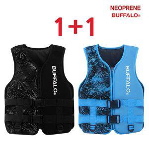 [버팔로] 1+1 네오프렌 구명조끼 부력보조복 S/M/L/XL/XXL