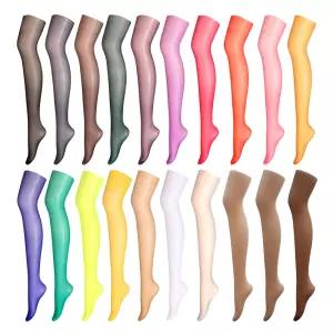 애니레그 국산 20데니아 투명 시스루 컬러 색깔 유발 팬티스타킹