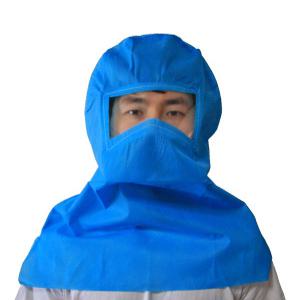 부직포두건 도장두건 도색 작업 보호 마스크 눈 사각 투명 필름 필림 페인트 스프레이 모자