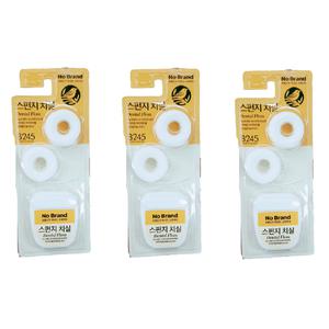 노브랜드 스펀지치실 40m 3입 x 3개 치간치석치아관리