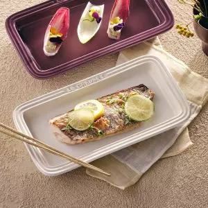 [르크루제]북유럽 컬렉션 직사각 접시-머랭