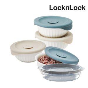 락앤락 바로한끼 도자기 밥용기 250ml 4P 냉동밥보관용기 T_43