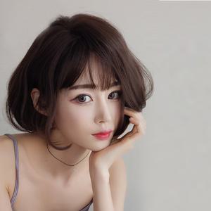 뿌이뿌이가발 여성 패션 단발머리 웨이브 통가발 도도걸