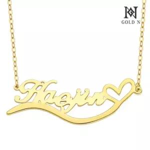 [골드앤] 14K 러브로드 이니셜 목걸이 YG