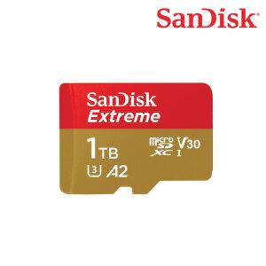 Sandisk Micro SD Extreme 액션캠 드론 CCTV 바디캠 1테라 마이크로 SD 메모리 카드 1T /QXAV 1TB