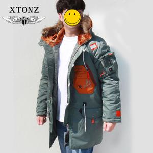 XTONZ 엑스톤즈 N3B 파카 패딩점퍼 항공 블루종 케주얼 잠바 자켓