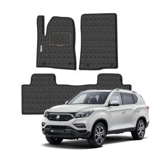 G4렉스턴 본투로드 매쉬 코일매트 확장형 1+2열 차량용 카매트