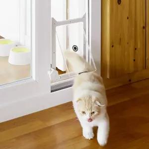 강아지안전문 고양이안전문 베란다펫도어 방묘문 방묘창 개문 개구멍 출입문 견문 요기 캣도어